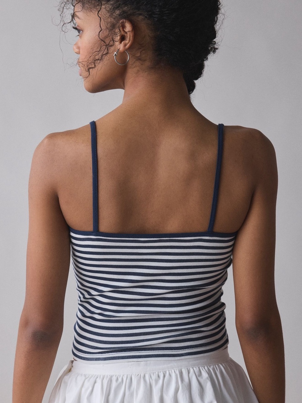 URBAN OUTFITTERS Cherry On Top Embroidered Graphic Striped Cami - Picture 2 of 12